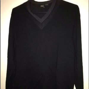 Hugo Boss black v neck sweater